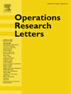 OPERATIONS RESEARCH LETTERS雜志封面